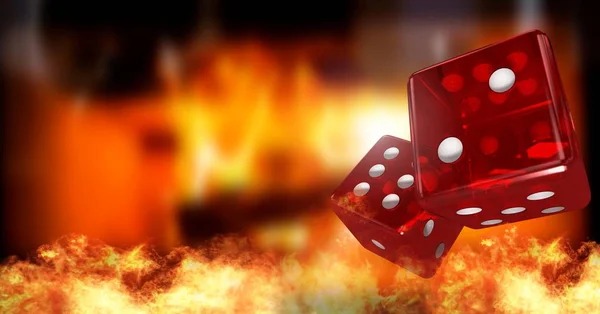 Live blackjack table with dealer and players